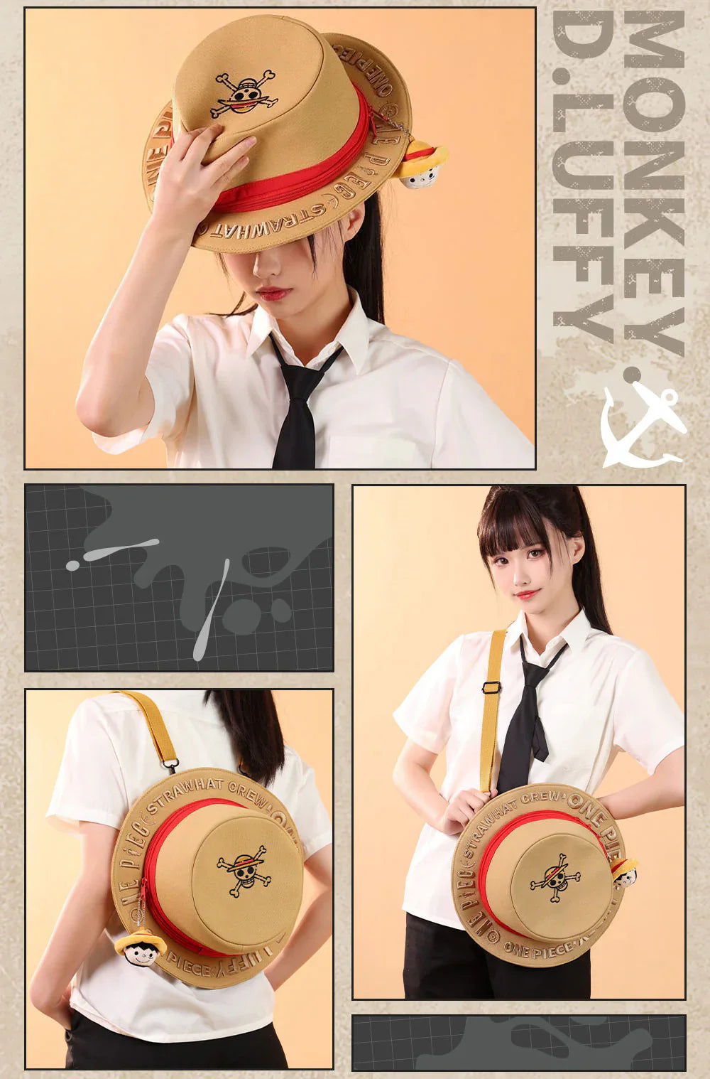 Luffy Straw Hat Backpack