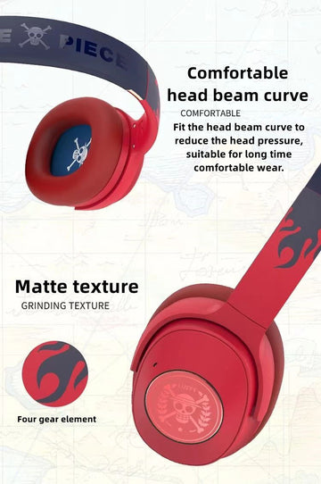 One Piece Bluetooth Headset with Active Noise Reduction