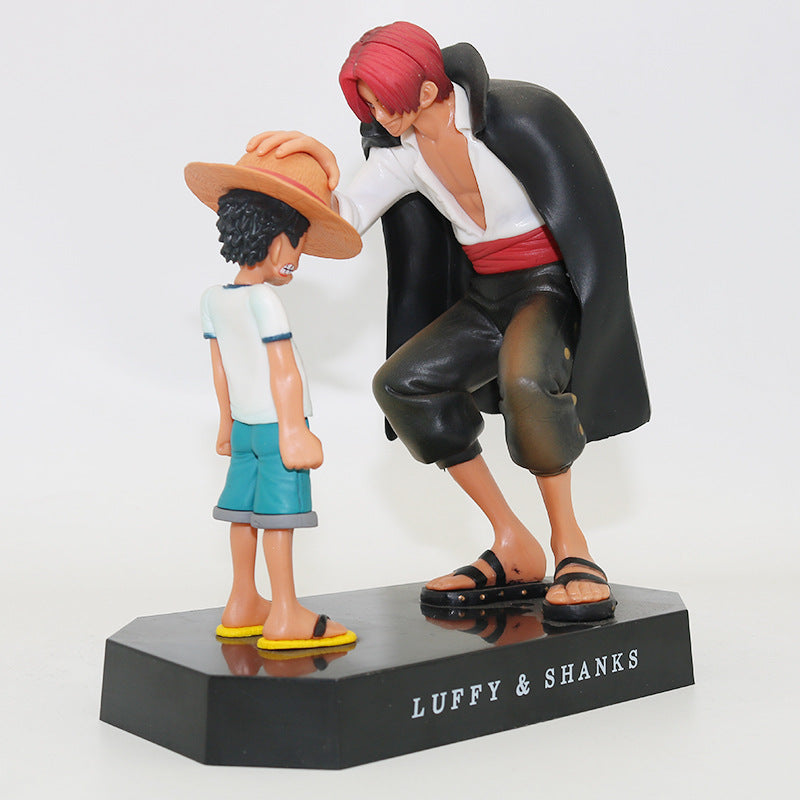 One Piece Luffy & Shanks Figure