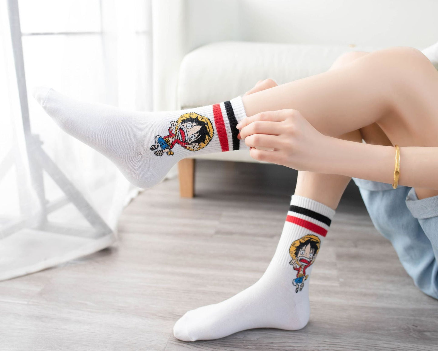 One Piece Long Socks