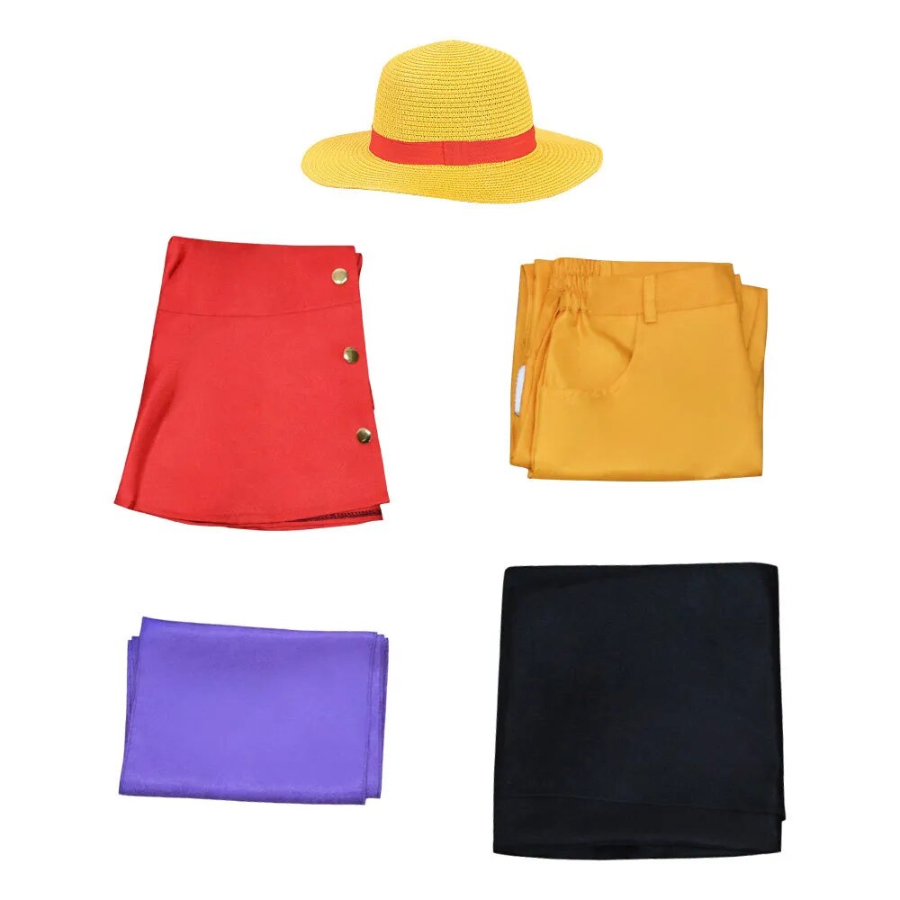 Luffy Wano Cosplay Costume