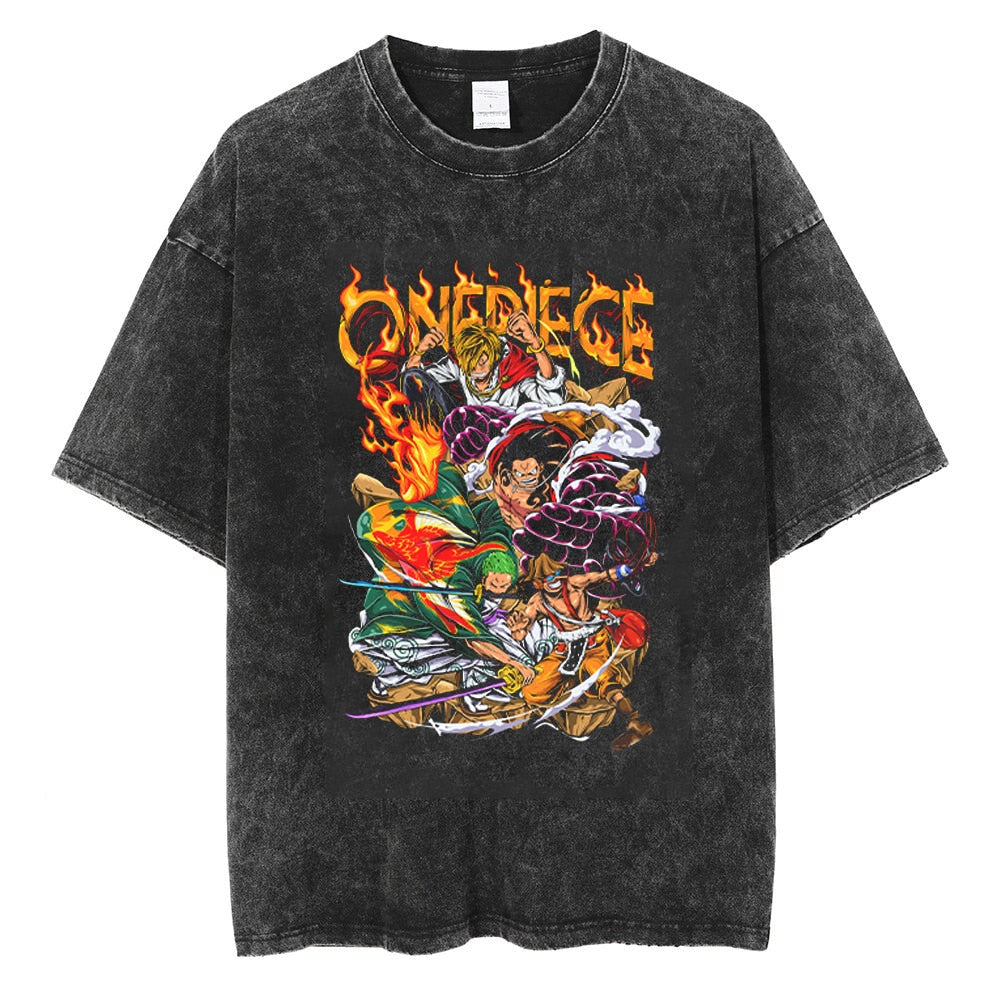 One Piece Washed T-shirt