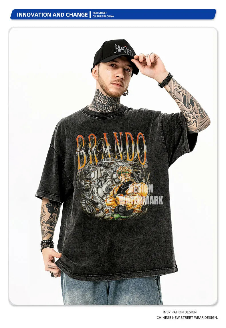 JoJo's Bizarre Adventure Vintage T-shirt