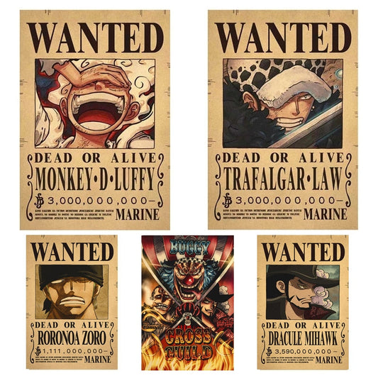 One Piece Wanted Posters