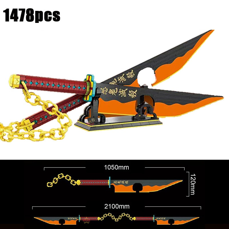 Tengen Uzui's Katana - Building Block