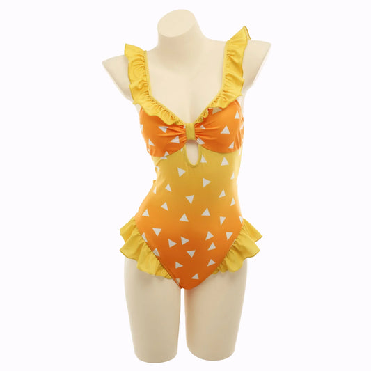 Zenitsu Cosplay Costume Swimwear