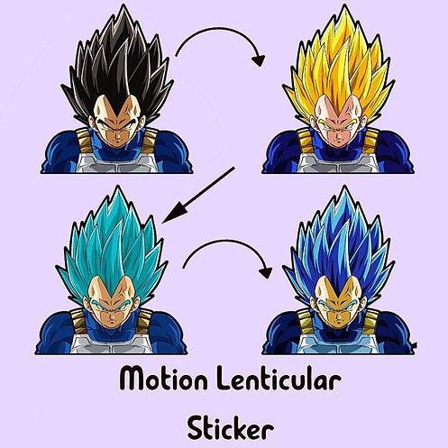 Dragon ball motion stickers